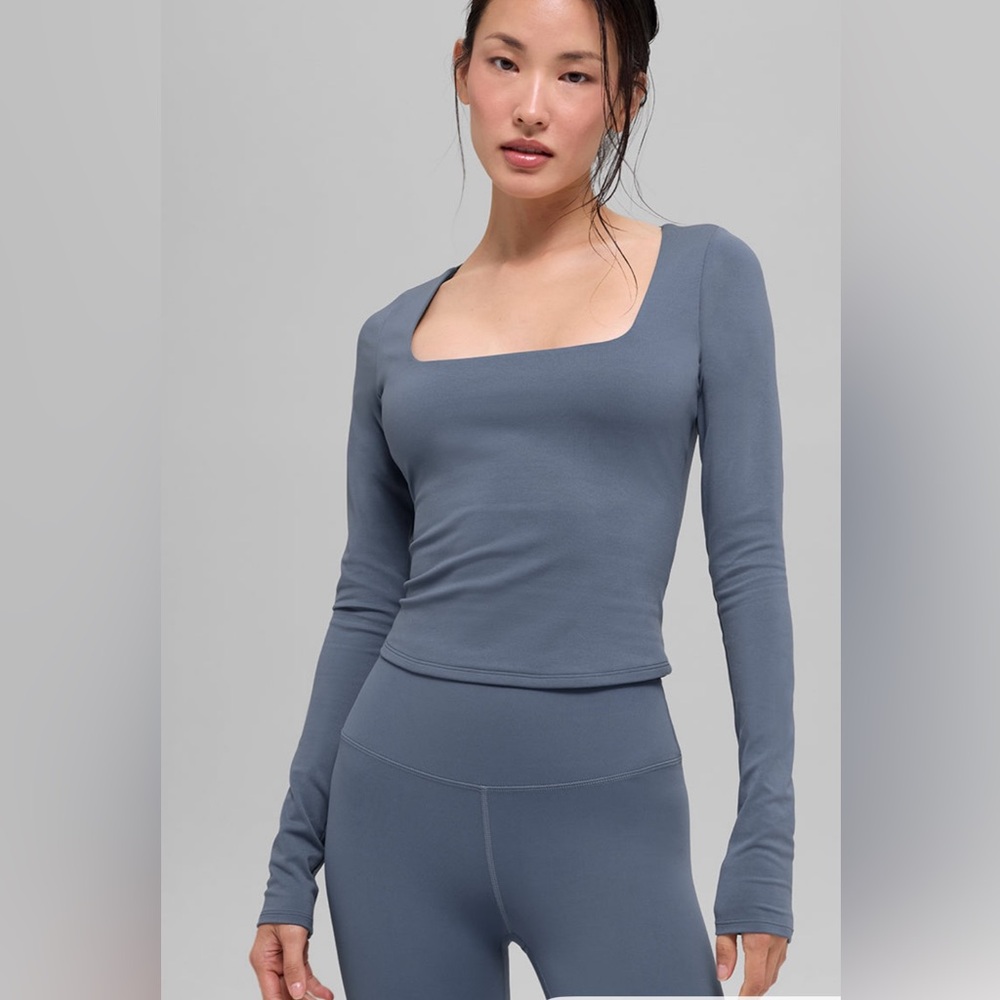 Alo Softsculpt Precision Long Sleeve Top NWT